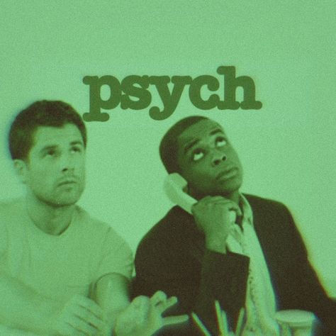 Psyche Tv Show, Psych Tv Show Poster, Psych Tv Show Aesthetic, Psych Poster, Psych Cast, Psych Movie, Psych Tv Show, Widget Themes, Shawn And Gus