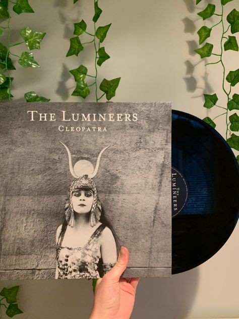 Cleopatra The Lumineers, Vinyl Records Aesthetic, Records Aesthetic, Vinyl Wishlist, Vinyl Shelf, Cd Aesthetic, Vinyl Disc, Vinyl Aesthetic, Aesthetic Collection