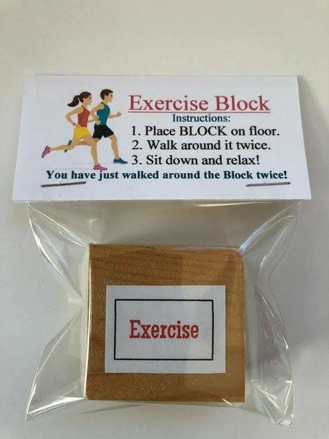 Exercise Block, Christmas Pranks, Joke Gifts, Silly Gifts, Gag Gifts Christmas, Secret Pal, Prank Gifts, Unique Gifts For Mom, Gag Gifts Funny