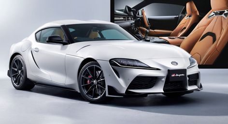 The Japanese special edition looks very similar to the US market's 2023 Toyota GR Supra A91-MT Edition . Supra White, Toyota Supra Rz, New Suzuki Jimny, New Toyota Supra, Exterior Shades, Toyota Gr Supra, Car Price, Car Backgrounds, Stick Shift