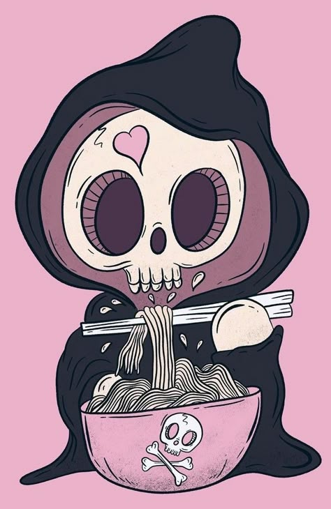 Cute Skull Art, Iphone Setup, Eating Noodles, Pastel Goth Art, Stencil Outline, Drawings Ideas, Skeleton Art, Tattoo Stencil, Goth Art