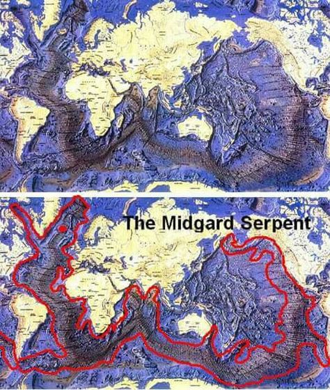 Midgard Serpent, World Mythology, Norse Myth, Norse Symbols, Norse Pagan, Legends And Myths, Old Norse, Viking Symbols, Norse Vikings