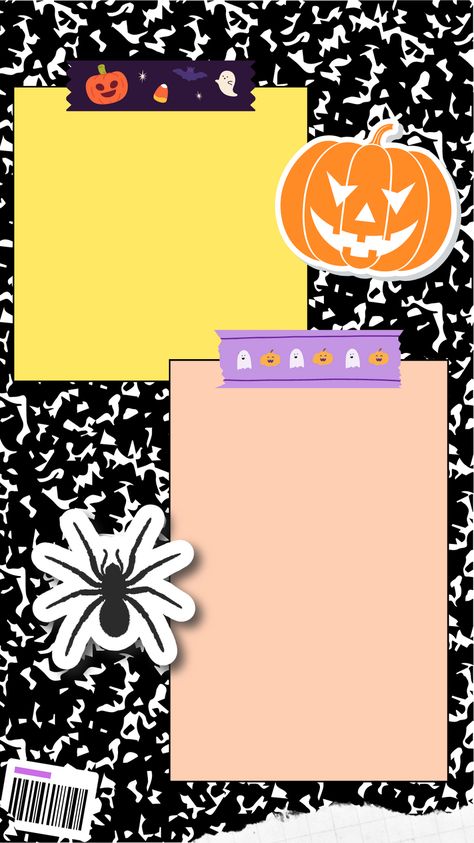 Halloween themed composition notebook Instagram story graphic. Use this to give your IG story a little festive touch!

#halloween #socialmedia #thisishalloween #IG Instagram Story Template Halloween, Halloween Instagram Story Template, Halloween Templates Instagram, Insta Story Template, Halloween Notebook, Insta Templates, Instagram Frame Template, Instagram Frame, Composition Notebook