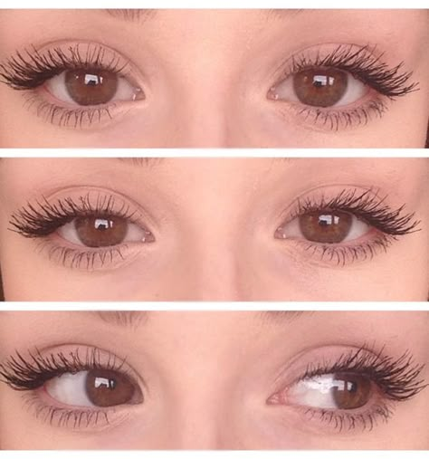 Long lashes 🙊 Doe Eyes Long Lashes, Long Lower Lashes, Naturally Curled Eyelashes, Long Eyelashes Naturally, Long Lashes Natural, Clean Lashes, Natural Fake Eyelashes, Korean Beauty Tips, Perfect Eyelashes