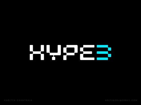 HYPE3 Logo Design - web3, crypto, blockchain by Aditya Chhatrala Blockchain Logo Design, Crypto Logo Design, Hype Logo, Crypto Logo, Wallpapers Cartoon, 3 Logo, Op Logo, Cool Wallpapers Cartoon, Font Design