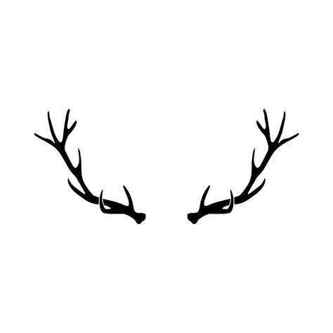 Elk Antler Tattoo Men, Deer Antler Tattoos, Deer Antler Tattoo, Antler Tattoos, Elk Tattoo, Antler Tattoo, Hirsch Silhouette, Small Chest Tattoos, Country Tattoos