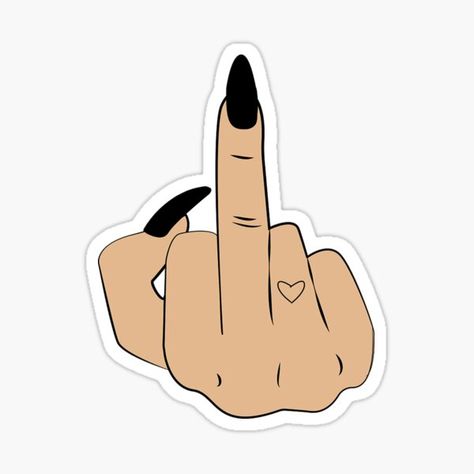 Middle Finger Images, Middle Finger Picture, Finger Picture, Finger Wallpaper, Middle Finger Wallpaper, Mood Sticker, How To Draw Fingers, Preppy Stickers, Bubble Stickers