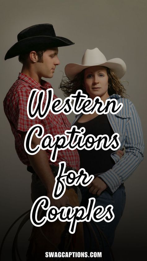 Explore the wild frontier of love with our collection of Western Captions for Couples! Saddle up for romance and adventure with rustic charm and cowboy spirit. Perfect for capturing your cowboy and cowgirl moments. Western Captions For Instagram, Cowboy Love Quotes, Western Captions, Rodeo Couples, Pre Wedding Quotes, Adventure Captions, Rodeo Quotes, Captions For Couples, Solo Travel Quotes