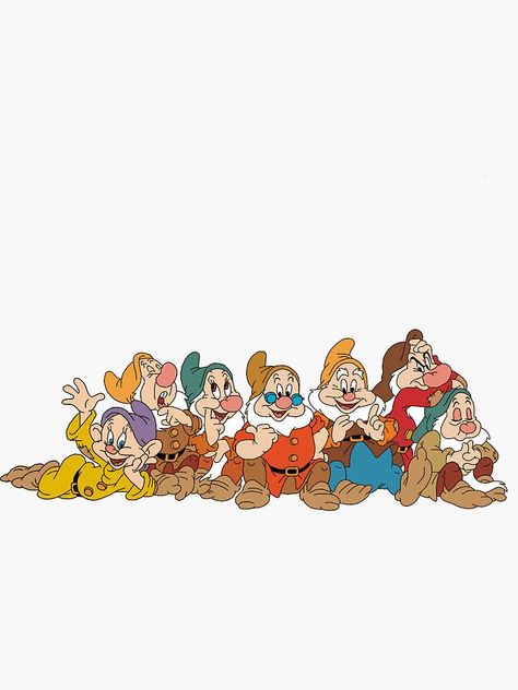 The Seven Dwarfs, Seven Dwarfs, The Seven, Children’s Books, Top Artists, Sticker Design, Sell Your Art, Vinyl Sticker, Gift Card