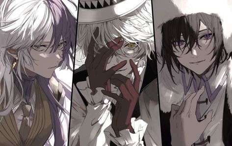 Decay Of Angels, Bungou Stray Dogs Wallpaper, Team Wallpaper, Angel Wallpaper, Bungou Stray Dogs Characters, Silly Dogs, Dog Wallpaper, Bongou Stray Dogs, Stray Dogs Anime