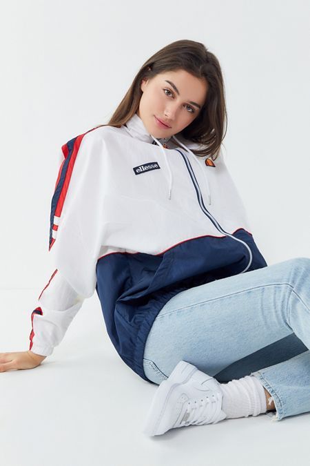 ellesse Pampino Track Jacket Nike Track Jacket Outfit, Track Jacket Outfit, Ellesse Jacket, Dance Style Outfits, Vintage Ski Jacket, Sporty Looks, Nike Track Jacket, Peacoats, Womens Jackets Casual