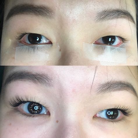 If you have hooded eyes or a monolid, make sure you go to a lash artist that knows what to do Monolid Fake Lashes, Lash Extension Monolid, Lash Extensions For Monolids, Monolid Eye Lash Extensions, Eyelash Extensions For Monolid Eyes, Monolid Lash Map, Lash Extensions Asian Eyes Monolid, Eyelash Extensions Monolid Eyes, Monolid Eyelashes