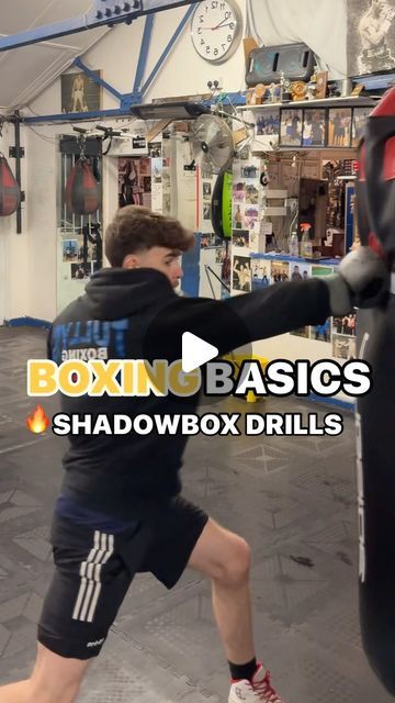 DTBXING on Instagram: "1)SHOULDER SHADOW🧠
This is a great drill to develop a better understanding of the mechanics needed to throw punches. Inspired by @tomyankelloboxing this is one of my favourites💯

2)HIPFIRE🔥
This drill encourages hip rotation and full extension of punches. I do not recommend making this a full boxing form, however use it to eliminate stiffness and increase flexibility👊🏻

3)COUNTERS ONLY♟️
Shadow boxing with purpose is always necessary. Forcing yourself to visualise a punch or combo and reply will dramatically improve your counter punching abilities in fight situations💪🏻

4)FIENT-TO-THROW💥
Too often it is said that fients are a forgotten art in boxing, well not with this drill. Force yourself to sell a feint with your arms, body or feet before letting the shots Boxing Form, Basic Boxing Moves, Boxing Dodging, Shadow Boxing Workout, Boxing Style, Types Of Punches Boxing, Kickboxing Routine Punching Bag, Boxing Drills Heavy Bag, Shadow Boxing