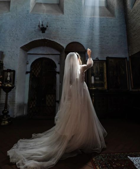 Cathedral Photoshoot, Wedding Cathedral, Dream Proposal, Vampire Bride, Cathedral Wedding, Wedding Proposals, Editorial Wedding, Cathedral Church, Wedding Aesthetic