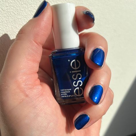 Essie Aruba Blue repost from Lacquergram Aruba Blue Essie, Essie Aruba Blue, Beabadoobee Outfits, Nail Hacks, Character Inspired Outfits, Blue Nail Polish, Deep Winter, Blue Nail, Beauty Inspo