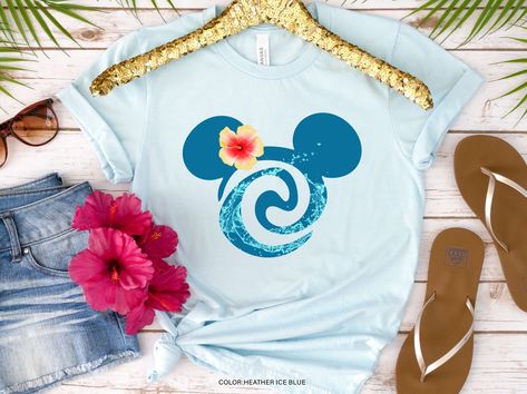 Clothes To Wear To Disney World, Moana Theme Birthday, Summer Fashion Dresses Casual, Moana Shirt, Moana Disney, Cruise Ideas, Stitch Birthday, Cute Disney Outfits, Moana Birthday Party