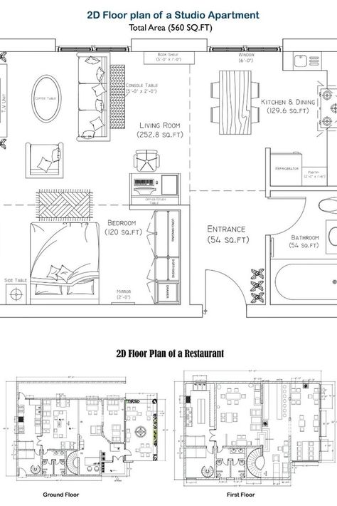 I will create 2d cad floorplans with furniture layout Furniture Store Layout Floor Plans, Architect Drafting, Freelance Jobs Ideas, Furniture Layout Plan, Inspirational Architecture, Jobs Ideas, Furniture Sketch, Greek Restaurant, Layout Plan