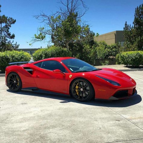 Ferrari 488 Gtb, F12 Berlinetta, Aesthetic Cool, Exotic Sports Cars, Car Aesthetic, Ferrari 488, Cool Sports Cars, Classic Sports Cars, Ferrari Car