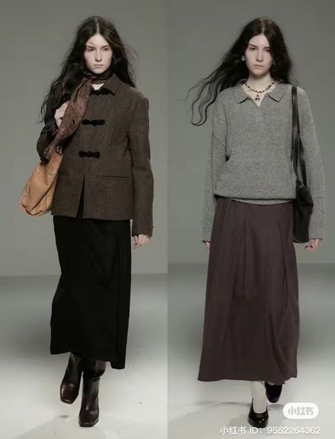 angelvoids Secretary Style, Soft Goth, Quoi Porter, Long Skirts, Mode Inspo, 가을 패션, 여자 패션, Looks Style, Mode Inspiration