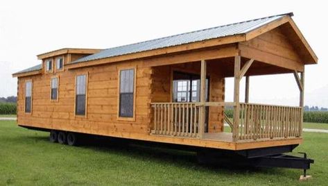 Tiny House Trailer Plans, Cheap Tiny House, Log Cabin Kits, Oak Logs, Tiny House Trailer, Tiny Cabins, Log Cabin Homes, Tiny House Cabin, Cabins And Cottages