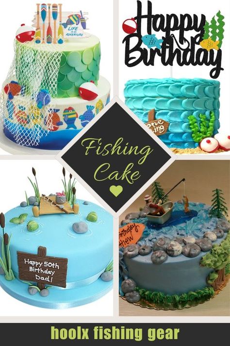 Whether you're an avid angler or simply enjoy a good pun, a fishing cake is sure to reel you in with its charm and delectable flavors. This unique and whimsical treat is a perfect way to celebrate a birthday, a fishing trip, or simply to add a touch of fun to any occasion. From its playful design to the endless possibilities for customization, a fishing cake is a delicious adventure for both kids and adults. Fishing Cakes For Kids, Fishing Birthday Cake, Gone Fishing Cake, Fishing Cakes, Fondant Fish, Fisherman Cake, Happy Birthday Fishing, Fish Cake Birthday, Fishing Cake