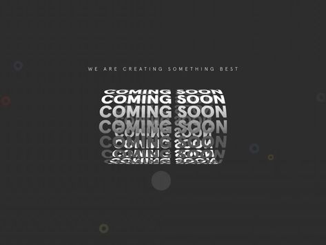 Coming Soon Animation by CMARIX TechnoLabs Website Launch Poster, Coming Soon Animation, Shape Animation, Wedding Illustration Card, Best Instagram Feeds, Text Logo Design, Instagram Feeds, Website Coming Soon, Coming Soon Page