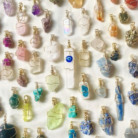 Crystal lover 🌙🔮 ~ all handmade pendants ✨ • • • • • #handmade #crystal #crystals #love #beauty #handmadewithlove Ocean Inspired Jewelry, Ocean Inspired, July 12, Inspired Jewelry, Ocean Inspiration, Handmade Pendants, Crystal Jewelry, Crystals, On Instagram