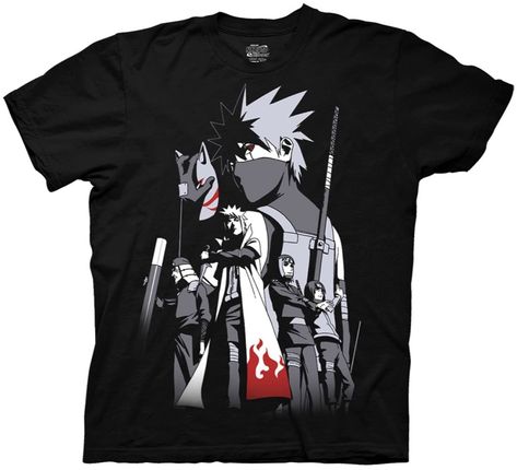 Hokage Cloak, Naruto Shippuden Kakashi, Naruto Shirts, Cartoon Shirts, Food Clothes, Kakashi Hatake, Anime Shirt, Anime Outfits, Limited Stock