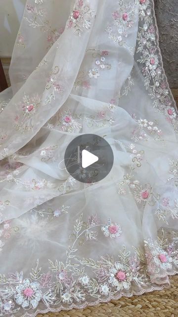 KAIRA on Instagram: "White elegance unveiled ~ adorned with intricate embroidery work, this white saree’s beautiful is unrivaled. Shop now exclusively @kaira.nepal" Colourful Embroidery, Off White Saree, White Elegance, White Saree, Instagram White, Intricate Embroidery, Embroidery Work, Nepal, Shop Now