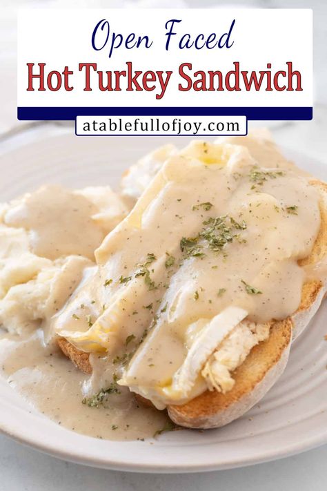 Turkey And Gravy Sliders, Turkey Open Face Sandwich, Open Turkey Sandwich, Open Face Chicken Sandwich With Gravy, Open Face Turkey Sandwich Gravy, Hot Turkey Sandwich With Gravy, Open Faced Turkey Sandwich, Hot Turkey Sandwich, Gravy Potatoes