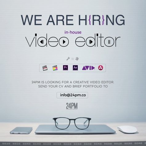 Hiring Video Editor, We Are Hiring Creative Ads, Creative Hiring Post, Creative Hiring Ads Ideas, Hiring Ad, Hiring Poster, Post Ad, Phone Mockup, We Are Hiring