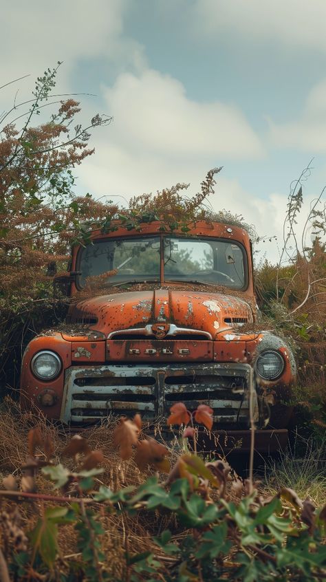 Old Pickup Truck Aesthetic, Fall Truck Wallpaper, Ford Wallpaper Iphone, Country Backgrounds, Country Photography, Muscle Truck, Custom Cars Paint, Old Ford Trucks, Beautiful Cabins