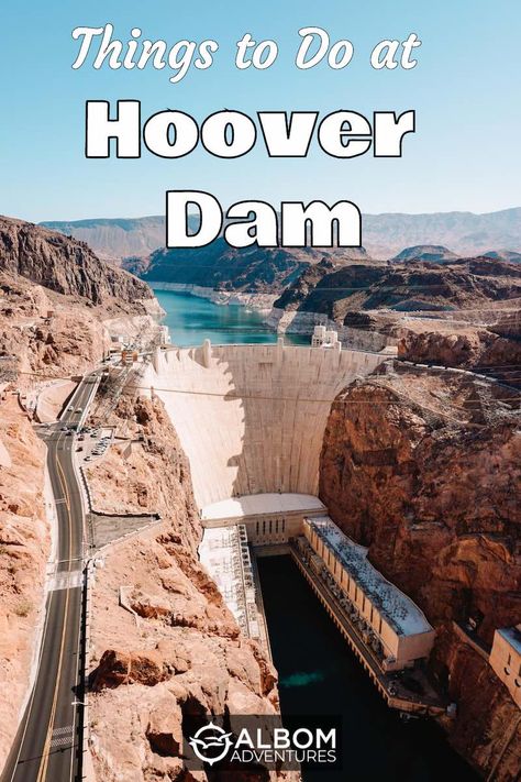 From tours to observation decks, there are plenty of things to do at Hoover Dam, an engineering marvel at the Arizona and Nevada border. #Hooverdam #AlbomAdventures #Arizona #Nevada Hoover Dam Picture Ideas, Hoover Dam Tour, Trip To Grand Canyon, Go Usa, Cross Country Trip, Nevada Travel, Cool Things To Do, Vegas Vacation, Hoover Dam