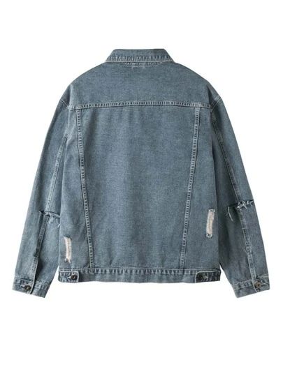 Men's Clothing | The Best in Men's Fashion | SHEIN USA Trucker Jacket Men, Denim Trucker Jacket, Denim Jacket Men, Denim Jackets, Trucker Jacket, Flap Pocket, Denim Button Up, Men's Clothing, Men's Fashion