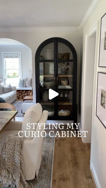 Jhackleen Boychew on Instagram: "Styling my favorite curio cabinet with neutral, earthy texture and collected pieces. JHACKLEEN20 gives you 20% off ✨Follow & Comment SHOP for links! Other ways to shop: -Click the link in my bio to shop my Amazon storefront -Follow and shop our home on the LTK app -Headed to my stories for daily finds Amazon | Amazon home | affordable home decor | interior design | affordable home finds | budget friendly | curio cabinet | arched cabinet #amazonfinds #amazonhome #affordablehomedecor #homedecor #interiordesigns #boujeeonabudget" Find Amazon, Affordable Interior Design, Curio Cabinet, Amazon Home, Affordable Home Decor, Store Fronts, Decor Interior Design, Budget Friendly, Style Me