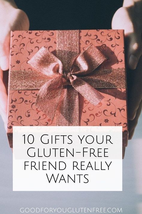 10 Gifts Your Gluten-Free Friend Really Wants #glutenfree What To Get Your Boyfriend, Gift Ideas For Guys, Gluten Free Gifts, Gluten Free Travel, Free Christmas Gifts, Gluten Free Christmas, Free Friends, Christmas Food Gifts, Gluten Free Living