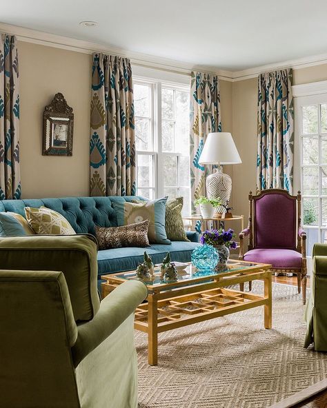 Violet Living Room, Teal Sofa Living Room, Teal Living Room, Taupe Living Room, Teal Living Room Decor, Turquoise Sofa, Purple Living Room, Teal Living Rooms, Teal Decor