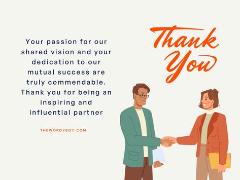 Thanksgiving Message To Business Partners Thank You Partner Quote, Thank You Customers Quotes Words, Quotes For Customers Thank You, Thank You Messages For Employees, Thank You Messages For Manager, Best Thank You Message, Partner Cards, Motivational Lines, Thanksgiving Messages