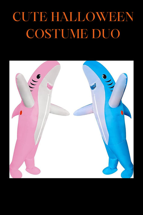 2 Packs Funny Inflatable Halloween Costume Cosplay Blow Up Costume for Adults/Christmas/Halloween Party Funny Blow Up Costumes, Halloween Costume Duo, Blow Up Halloween Costumes, Costume Duo, Shark Costumes, Inflatable Costumes, Duo Halloween Costumes, Up Costume, Up Costumes