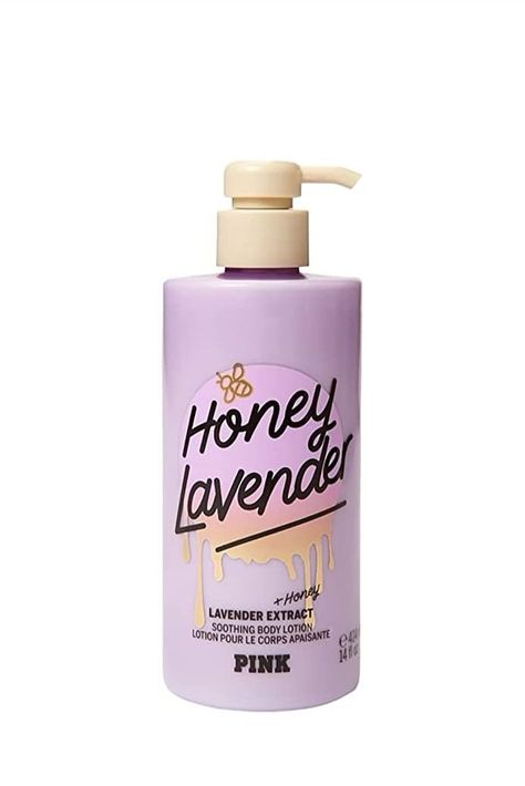 Lavender Body Lotion, Lavender Lotion, Victoria Secret Lotion, Honey Lavender, Dream Cream, Scented Lotion, Lavender Extract, Pink Vanilla, Shower Skin Care