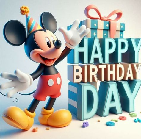 Donald Duck Happy Birthday, Mickey Happy Birthday, Happy Birthday Wishes Gif, Disney Happy Birthday Images, Disney Happy Valentines Day, Happy Birthday Mickey Mouse, Happy Birthday Disney, 1st Birthday Wishes, Birthday Wishes Gif