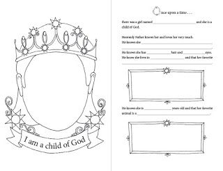 I Am A Child Of God Printable Free, I Am A Child Of God Craft, Sunbeam Lessons, Apricot Trees, Sunday School Worksheets, Princess Activities, Class Crafts, King Craft, Kids Sunday School Lessons