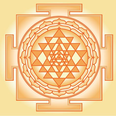 The Sri Yantra Mandala and Its Meaning The Sri Yantra mandala hails from Hindu tantric practice, and is one of the most recognizable forms of mandala. These always take the same geometric form, and are representative of the beautiful goddess Lalita and the union Shri Chakra, Sri Yantra Mandala, Chakra Images, Yantra Mandala, Elements Art, Shri Yantra, Vedic Mantras, Sri Yantra, Reading Resources