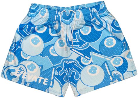 Mesh Shorts 8-Ball Design Blue Basketball Shorts Hooper Shorts Shorts Design Ideas, Blue 8 Ball, Shorts Ideas, Shorts Design, Blue Basketball, Mesh Short, Ball Design, 8 Ball, Mesh Shorts