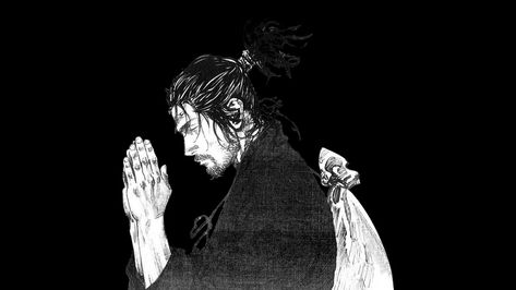 Miyamoto Musashi Vagabond Wallpaper, Miyamoto Musashi Art, Desktop Wallpaper Black, Vagabond Manga, Samurai Wallpaper, 4k Wallpapers For Pc, Afro Samurai, One Punch Man Manga, Retro Wallpaper Iphone