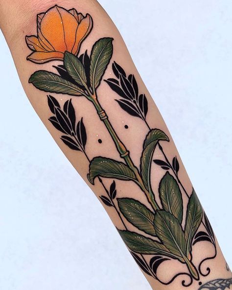 FAQ Archive Art Nouveau Tattoo, Nouveau Tattoo, Botanical Tattoo, Sleeve Tattoo, Skin Art, Piercing Tattoo, Pretty Tattoos, Beautiful Tattoos, Tattoo Style