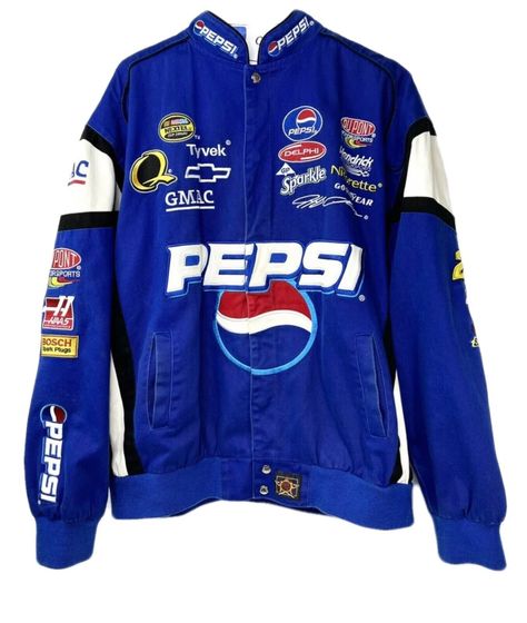 Nascar Jacket, Pepsi Cola, Jeff Gordon, Nascar Racing, Cool Jackets, Blue Jacket, Nascar, My Style, Blue