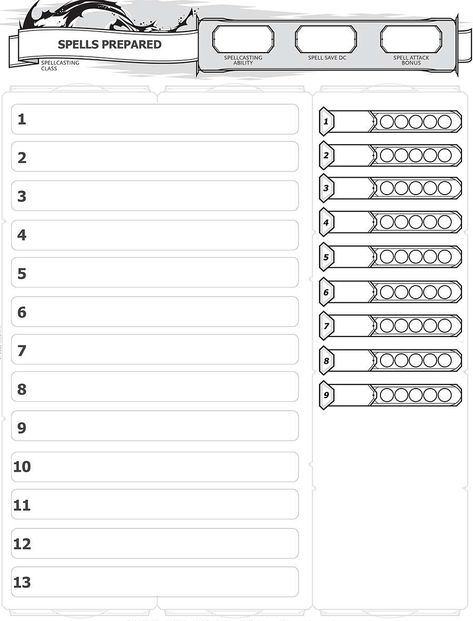 Spell casting sheet Dnd Spell Sheet, Dnd Printables, Spell Tracker, Characters Sheet, Dnd Diy, Dnd Character Sheet, Dm Screen, Spell Casting, Money Strategy