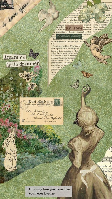 #books #quotes #vintage #nature #aliceinwonderland #flower #angel #letter #butterfly #green #beige Flower Angel, Vintage Cottage Core, Angel Wallpaper, Books Quotes, Vintage Nature, Vintage Cottage, Green Beige, Cottage Core, Alice In Wonderland