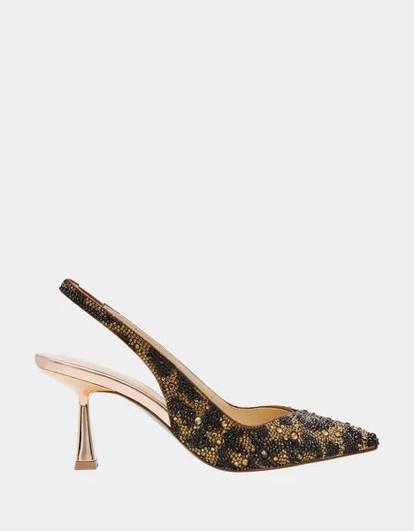 CLARK LEOPARD Slingback Kitten Heels | Women's Heels – Betsey Johnson